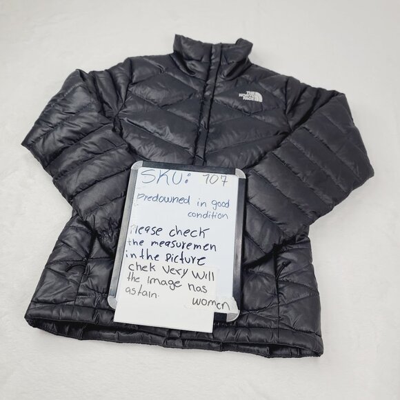 The North Face Women's Black 550 Goose Down Thermal Padded Puffer Jacket Size S - Picture 11 of 11